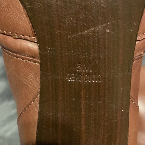 Tall brown leather boots DVF - Picture 3 of 16